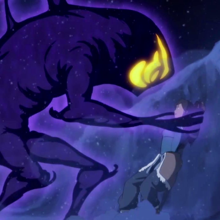rather than one constant villain, in the legend of korra each season is met with a new villain(s). there’s so much variety in the enemies that korra faces. things like chi-blocking equalists and dark spirits kept korra learning new techniques and fighting styles to face them.