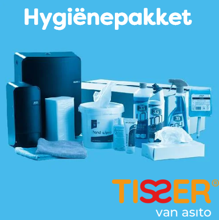 TisserNL's tweet photo. Een frisse en verantwoorde start na de vakantieperiode? Regel het met ons hygiënepakket! https://t.co/vnbjqJlW6J https://t.co/kCiWaayjyU