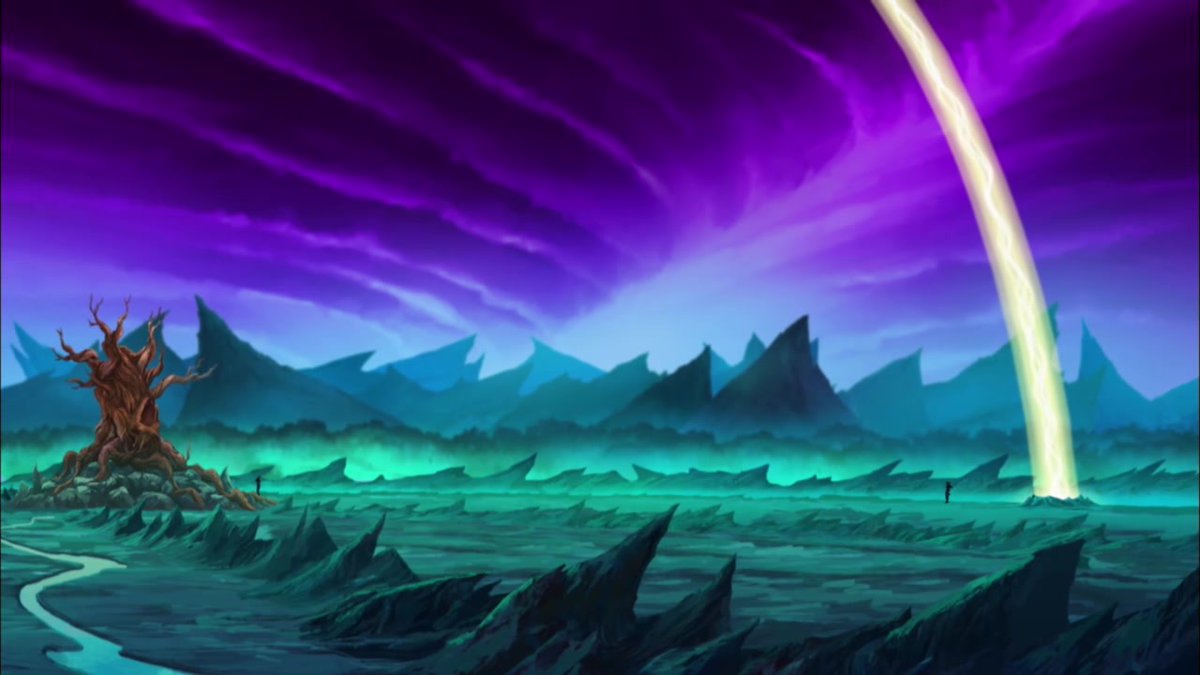 the animation in the legend of korra is absolutely breathtaking! the colours and landscapes are so impressive and the experience you get watching these cinematic shots is beautiful.