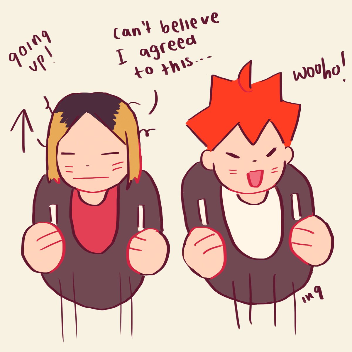 [#kenhina] the way kenma always agree to whatever hinata says ..

#haikyuu #haikyuufanart #hqfanart 