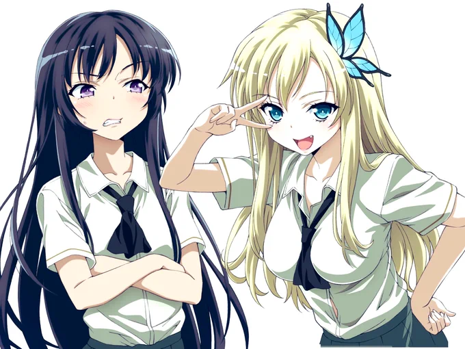 はがないの夜空、星奈。
版権イラスト用に描いたモノ。
一期で夏服の制服の版権は珍しいかも。 