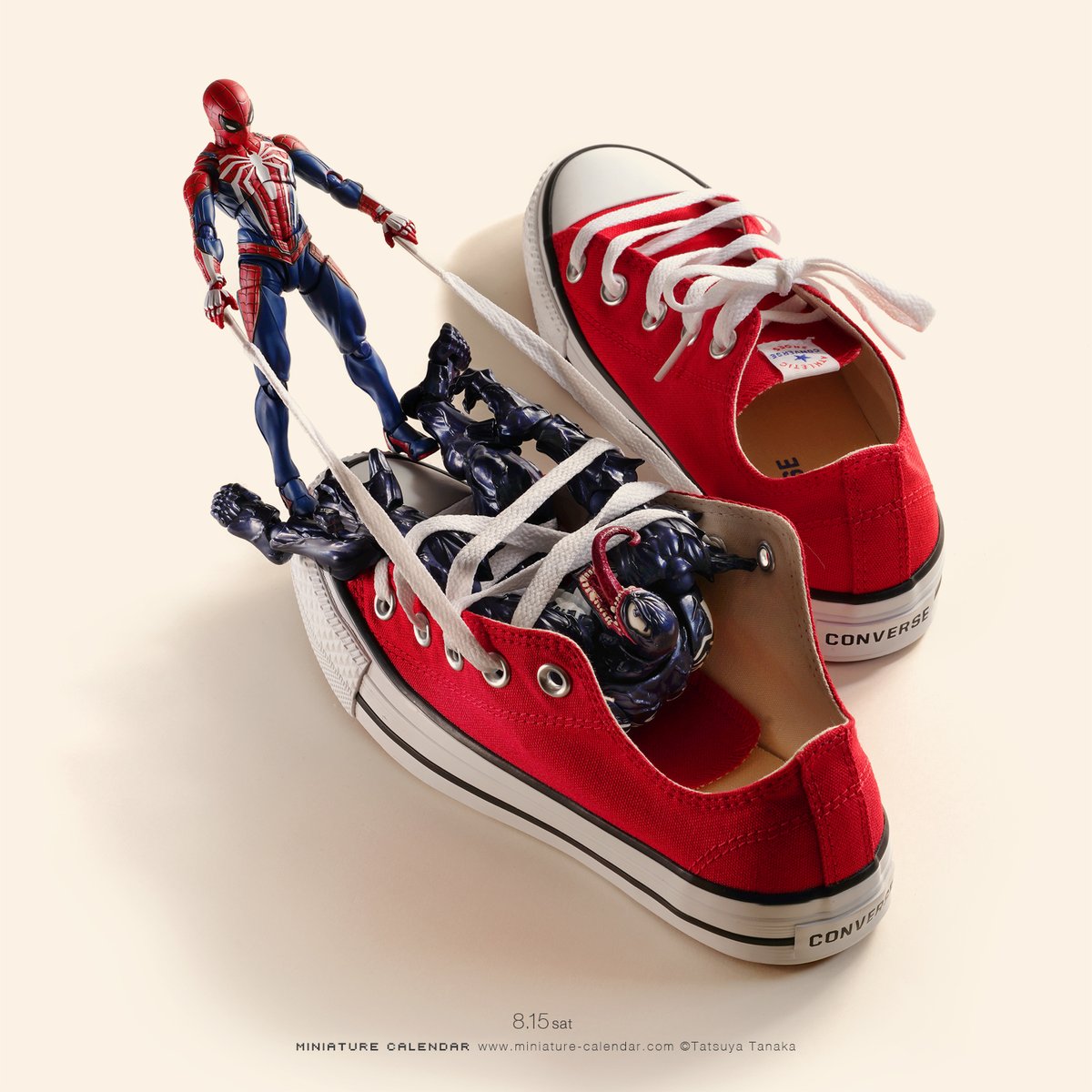 Tatsuya Tanaka 田中達也さんのツイート クモの糸の代わりにクツの紐 Spiderman スパイダーマン 靴紐 Tatsuya Tanaka 田中達也さんのツイート クモの糸の代わりにクツの紐 Spiderman スパイダーマン 靴紐