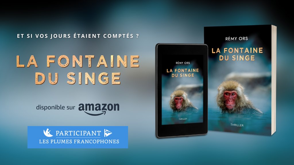 remyors's tweet photo. Je vous annonce ma participation au concours #LesPlumesFrancophones organisé par Amazon. Les résultats sont attendus pour la mi-octobre 🐵
LA FONTAINE DU SINGE dispo en format broché et numérique > https://t.co/uV0mCMFVhW 📖
#concourskdp2020 @AuteursEntraide @autoedition_fr https://t.co/pQUFR7uqx5