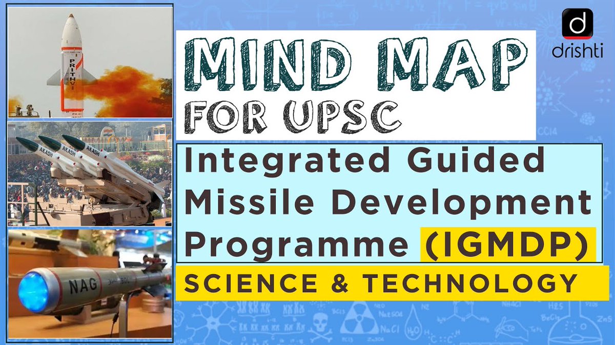drishtiiaseng's tweet photo. MindMaps for UPSC - Integrated Guided Missile Development Programme (Science & Technology)
Watch Video: https://t.co/6KWQriNsLn
#IGMDP #DRDO #UPSCMindMap #Prelims2020 #DrishtiIASEnglish https://t.co/OUKNlLcj1u