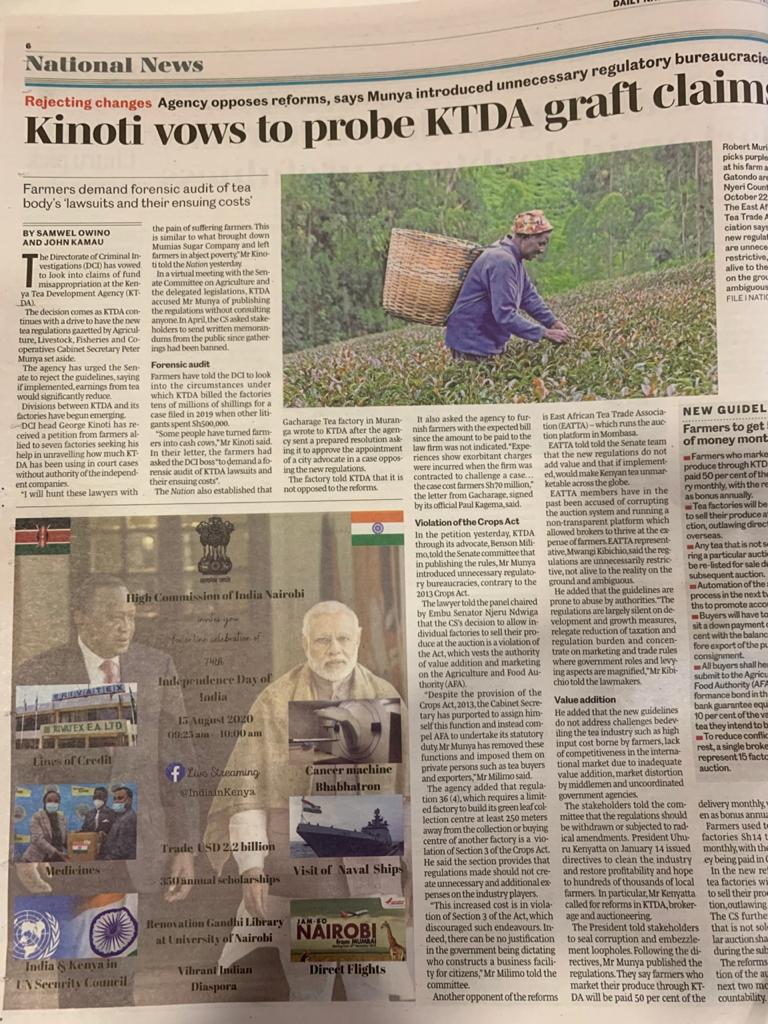 India in Kenya (@indiainkenya) on Twitter photo Join us in online celebration of #74thIndependenceDayofIndia tomorrow at 0925 AM onwards.
#Livestream on #Facebook <a href="/IndiainKenya/">India in Kenya</a>
Also see the invitation in today's @dailynation newspaper. Join us in online celebration of #74thIndependenceDayofIndia tomorrow at 0925 AM onwards.
#Livestream on #Facebook <a href="/IndiainKenya/">India in Kenya</a>
Also see the invitation in today's @dailynation newspaper.