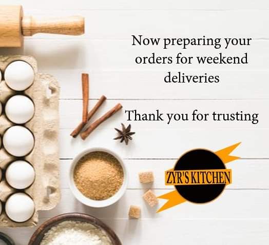 ZyrsKitchen's tweet photo. Happy and safe weekend ahead!
#supportlocal #golocal #onlinesellingph #business #smallbusiness #pastry #food #dessert #bakery #yummy #sweet #baking #pastrylove #pastrylife #desserts #foodlove #sweets #tasty #baker #bake #bread #pastries #onlineselling #onlinebusiness https://t.co/0VvlR5YzPI
