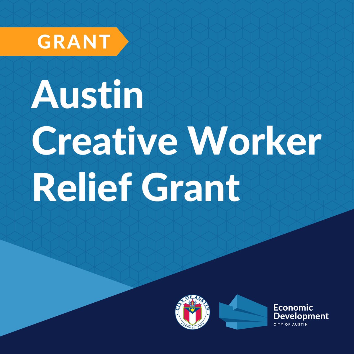 futurefrontTX's tweet photo. NEW FUNDING FOR CREATIVES IN AUSTIN 🗣 @austintexasgov has launched a $2000 Creative Worker Relief Grant and applications go live Aug. 17. If you're a creative or industry staff worker in need of aid for expenses like rent and groceries, learn more at https://t.co/veyWtX439Q. https://t.co/FQ0wvnAumy