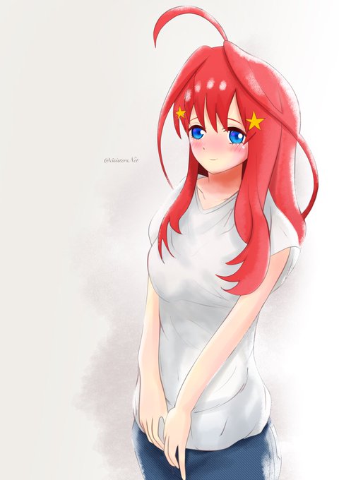 五姉妹ネット🌟五等分の花嫁さんがTwitterに投稿した中野五月(五等分の花嫁)のイラスト。