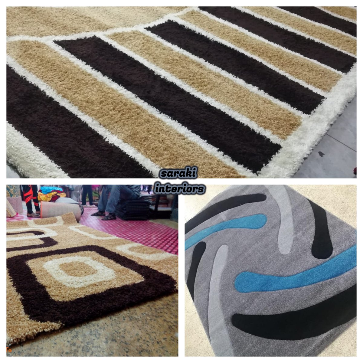 SarakiDecor's tweet photo. High quality carpets at an affordable price,we have all the sizes and colours of your choice.For an Ideal Modern Home visit our shop at maximum business center 3rd floor shop 46. #Cikumuiruri #UnderratedNengi #unemployedGraduates #Mutahisweepskemsa #DanielAdongo #BurnaBoy https://t.co/ab8eLNJwF4