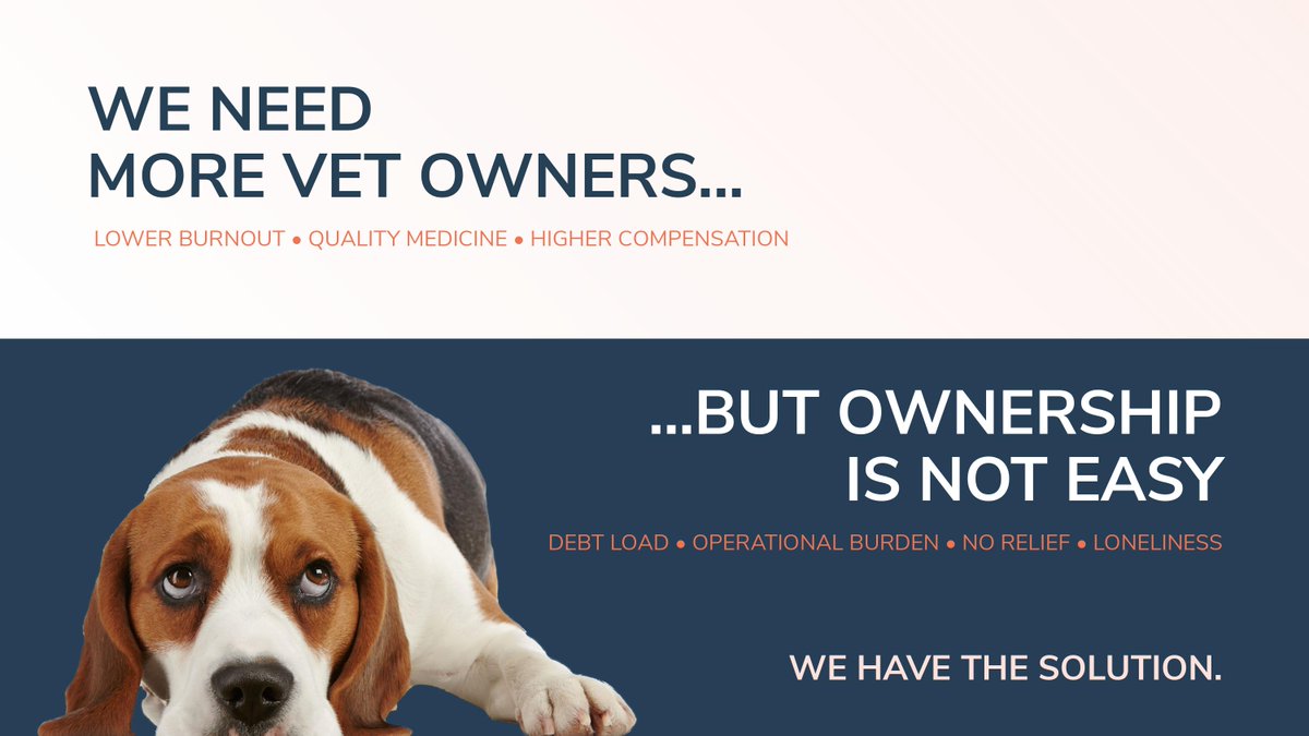 We are on a mission to empower veterinarians into private practice ownership! Learn more about us at vestavets.com or send us a message!