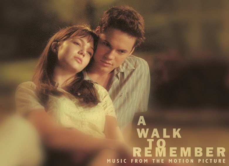 CCMandMs's tweet photo. Not only was JoC’s “Flood” featured WALK TO REMEMBER, so was Switchfoot’s “Dare You to Move.” Annnnd the band’s own @jonforeman wrote the song “Only Hope” performed by the movie’s leading lady, Mandy Moore. #ccmandms #awalktoremember #ccm https://t.co/QiRmUtyciX