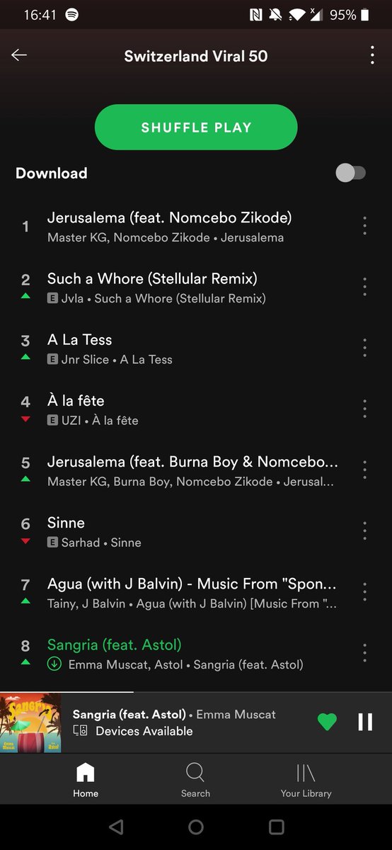 J0J0_18_'s tweet photo. 8° in 🇨🇭#viral 50 #Sangria 🔥🎶💃

Ascolta e compra da qui⤵️

#Spotify:https://t.co/SGJ3PUYCWH

#iTunes:https://t.co/EB4MfXN5fF

#StreamSangria #amici17 #musica #EmmaMuscat #Astol @astolwho #Malta #14agosto #Apple #music #Estate2020 #summer #NewMusic #NewSingle #Trending #Italia https://t.co/nCIlKDUuFz