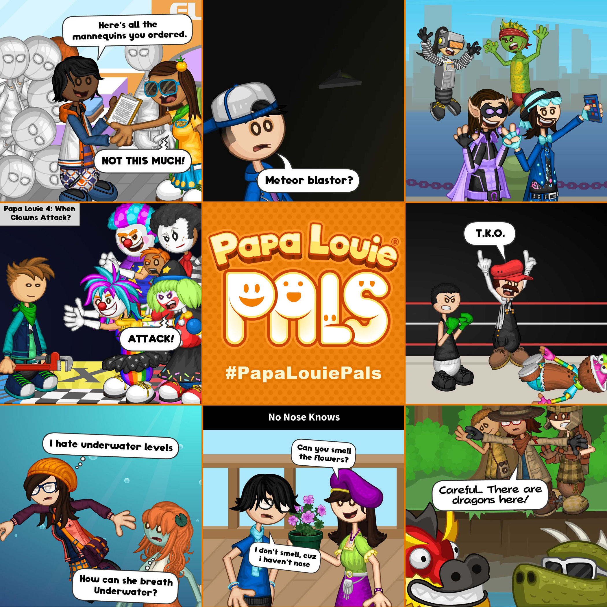 Flipline Studios on X: Papa Louie Pals: Fan Scenes!   #PapaLouiePals  / X