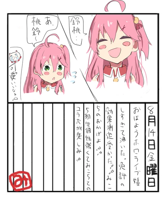 滑り込み日記ぃ!!!

#みこぴー日記 