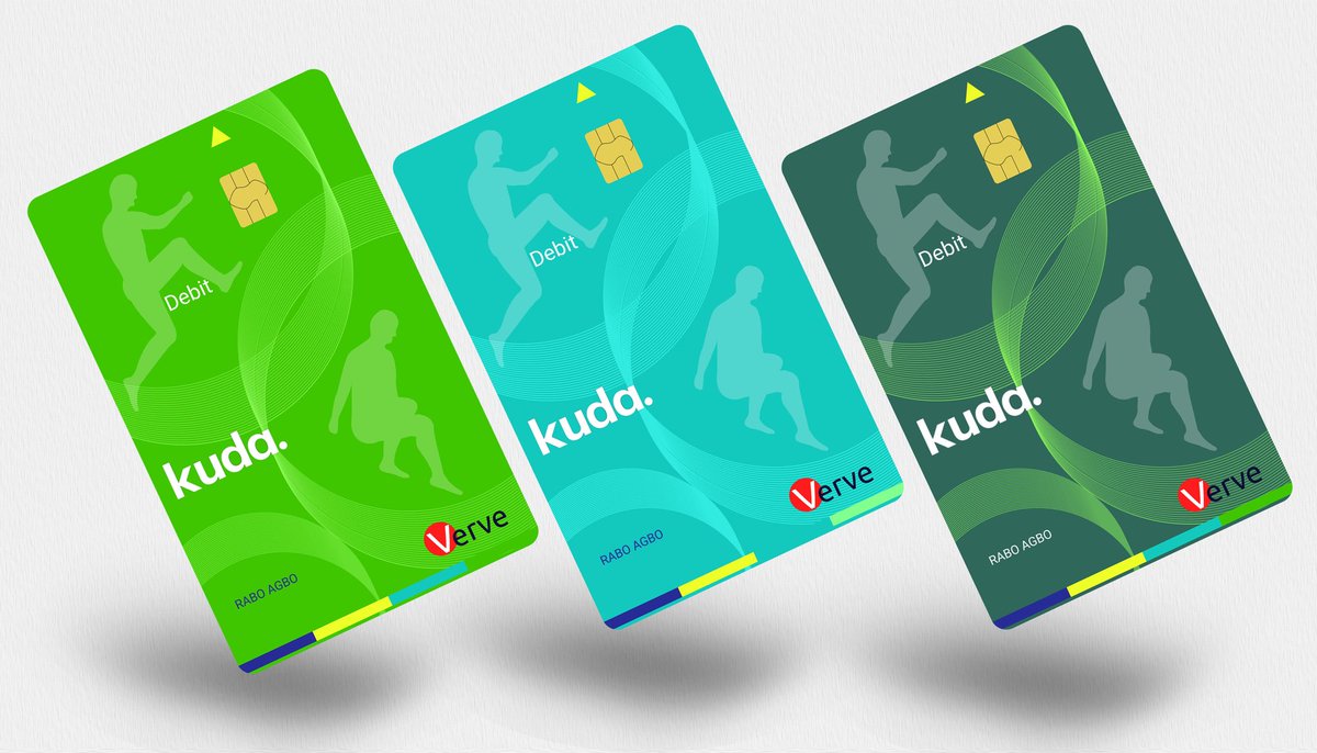Ruq933's tweet photo. So I recently got my Kuda card and my friend saw it and he kept on arguing it's a Union Bank Card
Guess colour is really confusing.
Hi @kudabank
#BankOfTheFree
#ThisIsfree
Redesigned with
@Figma https://t.co/a741ElZaMh