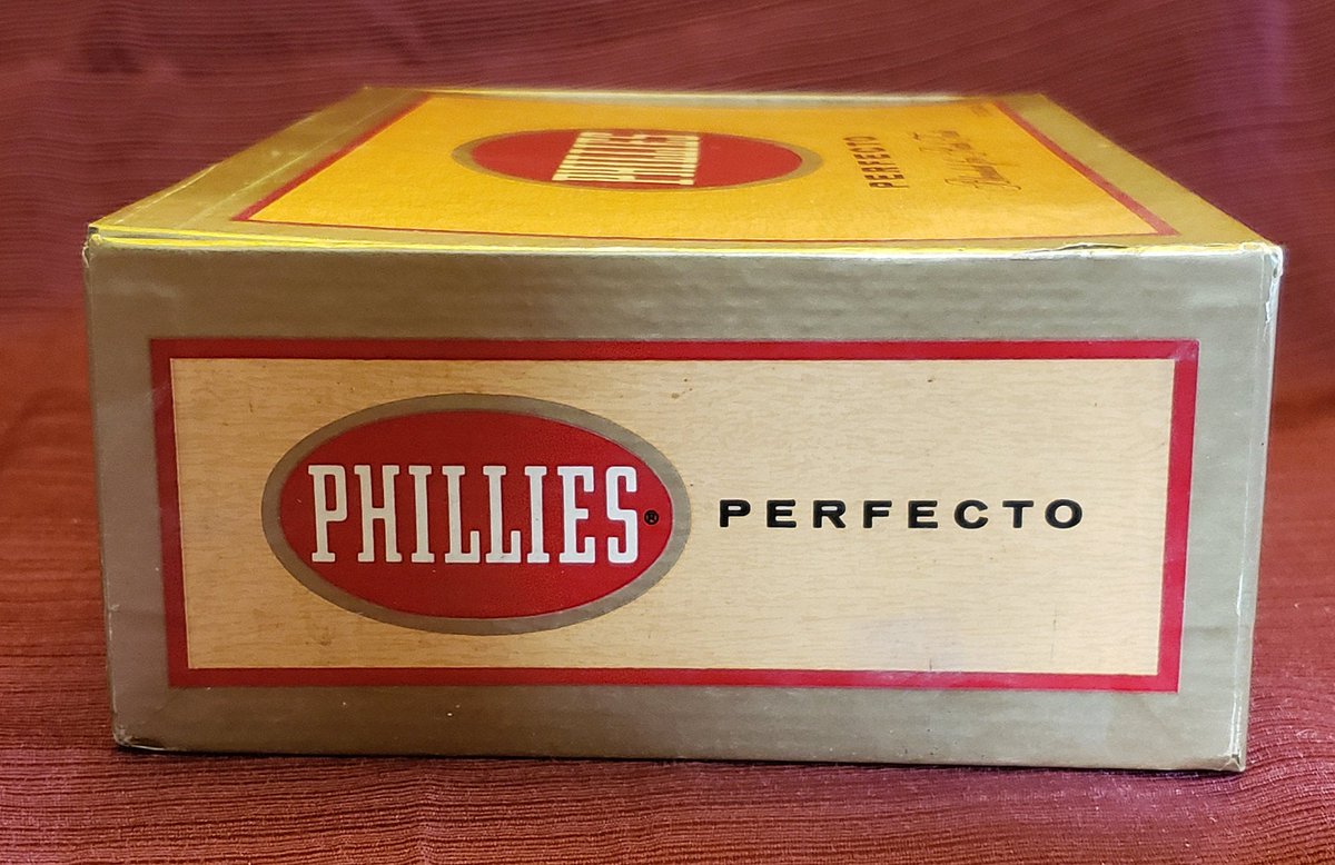 atticesoterica's tweet photo. Vintage Phillies Perfecto By Bayuk Cigars Inc Cardboard Cigar Box, Collectible Tobacciana, Vintage Cigar Advertising, Vintage Storage Box https://t.co/v8RjusDqLI #Antiques #Vintage #Collectibles #Etsy #AtticEsoterica #CollectibleBox https://t.co/MAKgeloynY