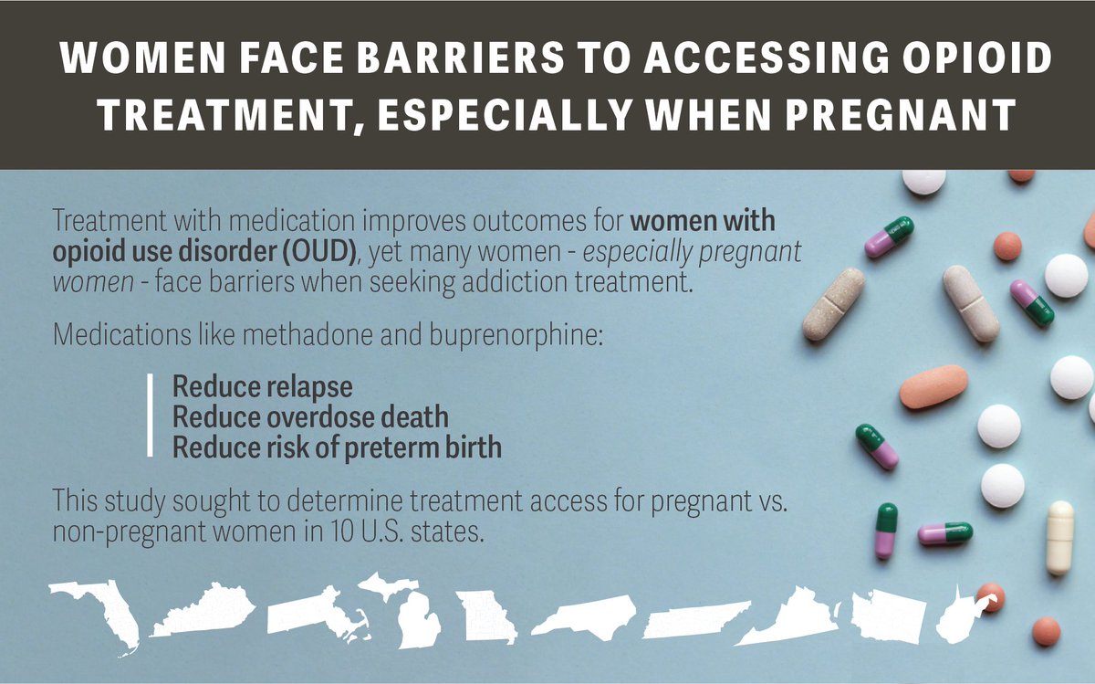 1/Out today in <a href="/JAMANetworkOpen/">JAMA Network Open</a>, our <a href="/NIDAnews/">NIDAnews</a> funded project aimed to look at real world barriers for pregnant women with #opioid use disorder accessing treatment.

We found barriers, but not just for pregnant women.