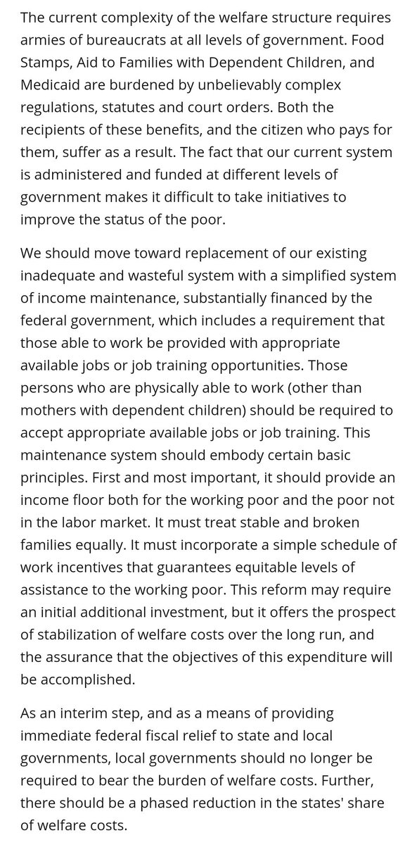 Carter did not advocate for a minimum basic income but he did advocate for a cash transfer in lieu of separate welfare programs and he wanted to guarantee funding through federal appropriations.Biden repeatedly supported cuts to welfare.