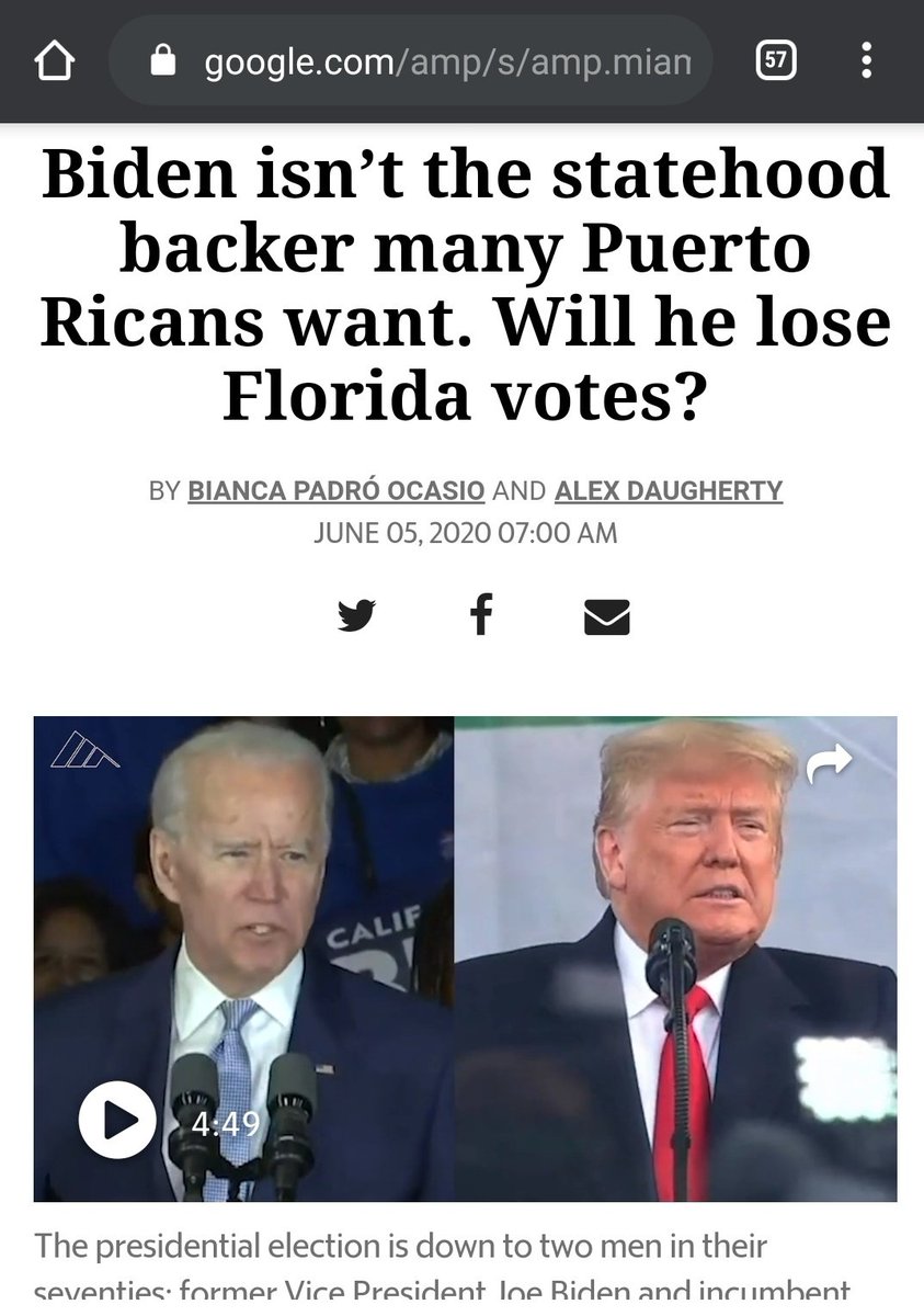 While I support decolonization, Carter is to the right of me by supporting Puerto Rico statehood.Biden was too the right of Carter by implying that if they wanted statehood, they'd fight harder. https://www.google.com/amp/s/amp.miamiherald.com/news/politics-government/article243041106.html