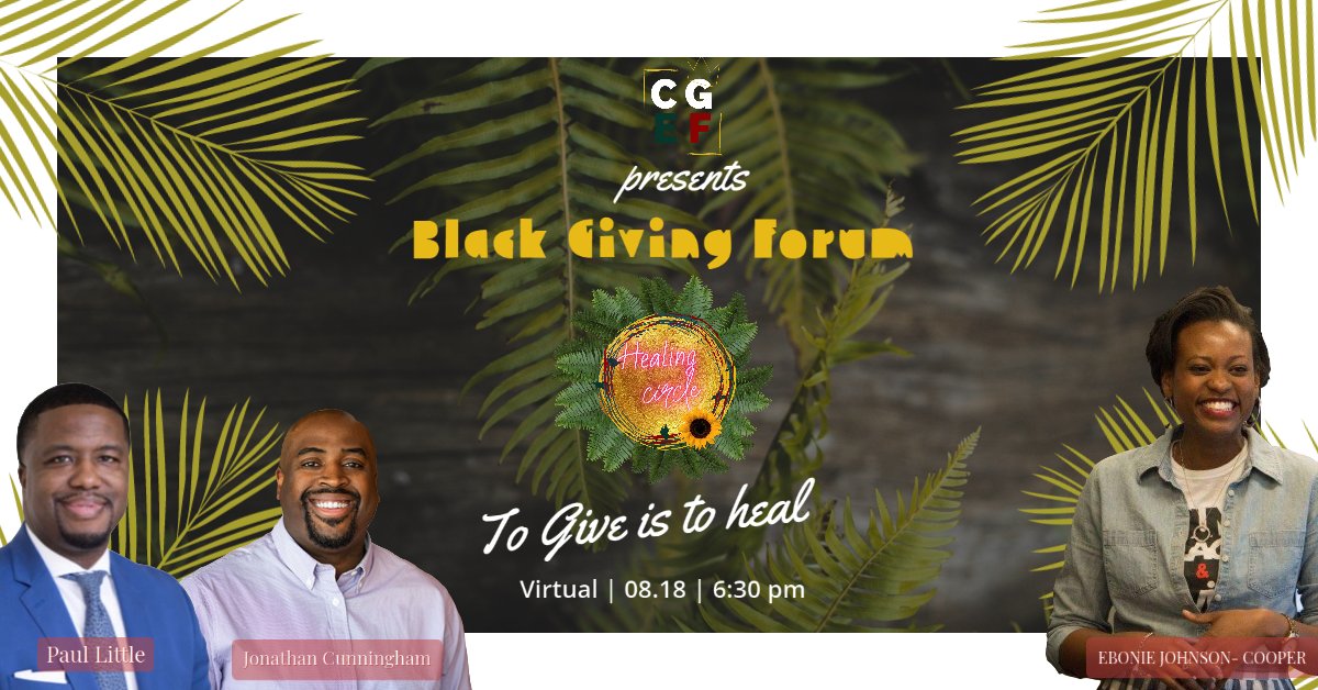 GriffithFFMacon's tweet photo. Join us next Tuesday for a Black Giving Forum. The Black Giving forum is an online discussion about the purpose and necessity of supporting black organizations. To register, visit https://t.co/wnqwejGCLc https://t.co/Qkz1xK0QiB
