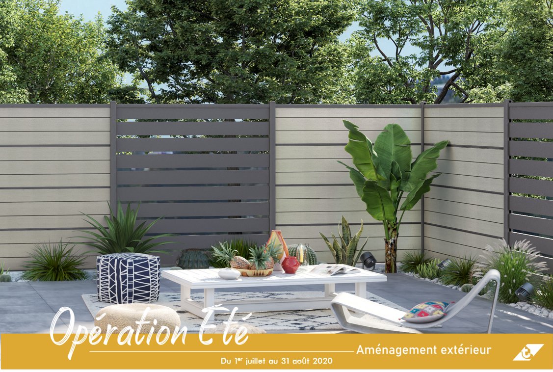 groupetanguy's tweet photo. 👉En toute intimité, ou ajourée. Bois ou aluminium, définissez les contours de votre écrin extérieur grâce à notre vaste choix de clôtures. 
Consultez le catalogue offre spéciale été 2020 : https://t.co/WPIxsgQI3j https://t.co/8oDXkTFFG2