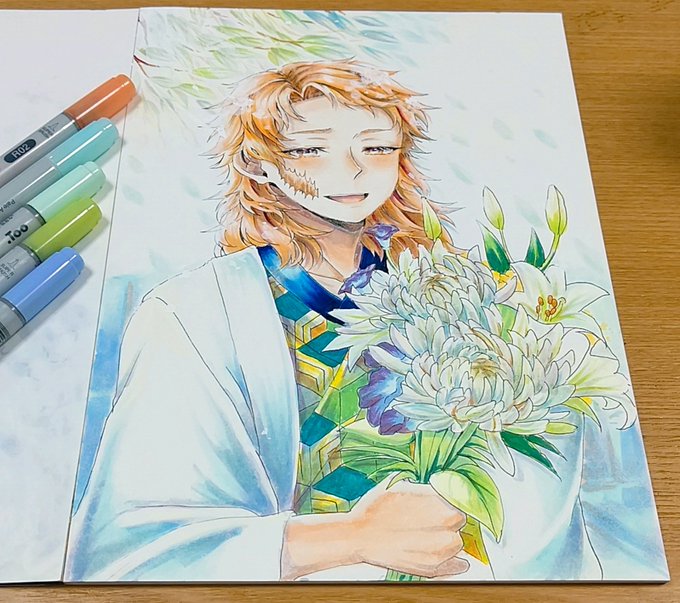 俺、花束貰ったの初めてだよ 