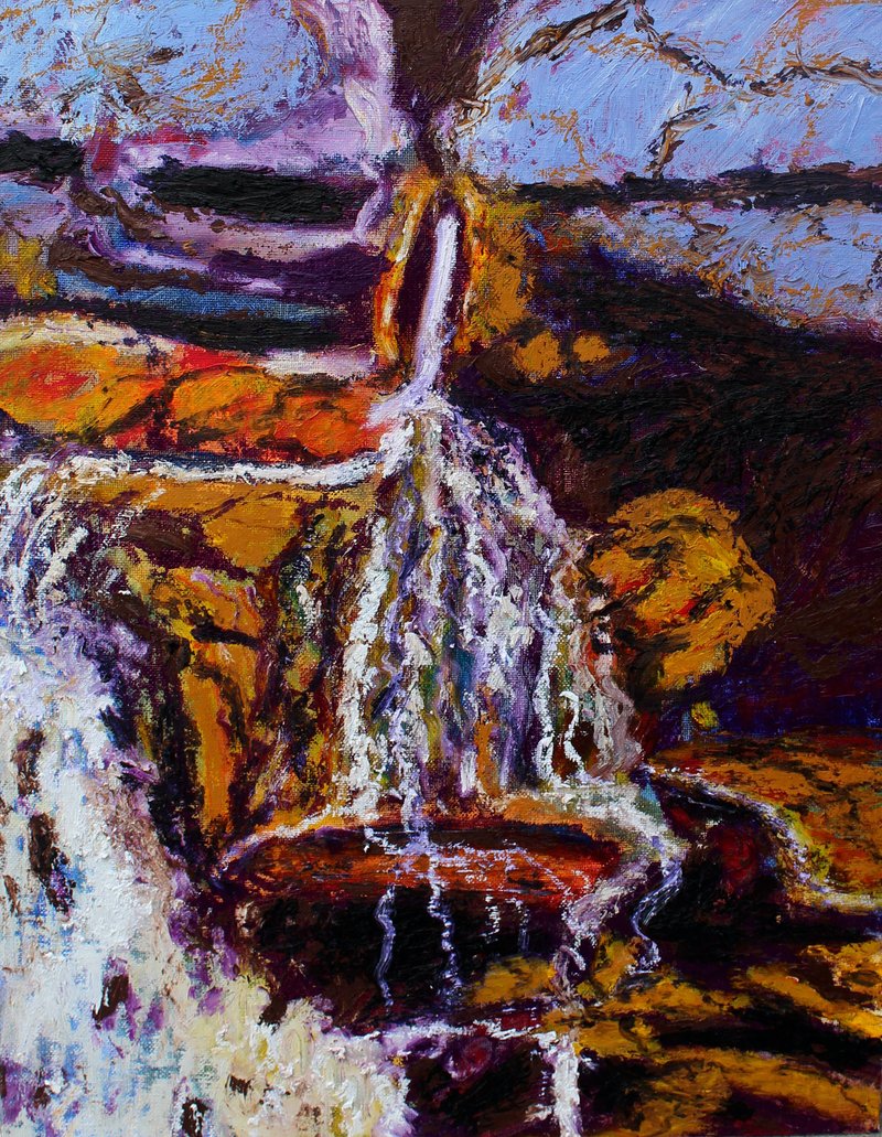 The serpent holding the waters represents the ancestor, the waters are the collective genetic wisdom & they are also the waters that & #39;& #39;break& #39;& #39; upon childbirth - when the serpent releases the waters, it marks a symbolic & literal birth.