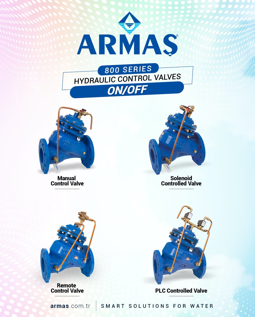 ARMAS_VALVE's tweet photo. Hydraulic Control Valves: On/Off
- Manual Control Valves
- Solenoid Controlled Valves
- Remote Control Valves
- PLC Controlled Valves
#hydrauliccontrolvalves #controlvalves #valve #watervalves #ONOFF #plcprogramming #valvuladecontrol #solenoid #solenoidvalves https://t.co/prot8aruWh