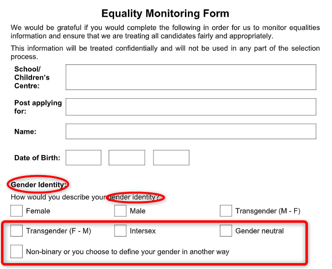 Hi  @SwanmoreCollege The Equality Monitoring Form in your job application asks, under the heading 'Gender Identity', "How would you describe your gender identity?'... http://swanmore-school.co.uk/general-information/vacancies/cc  @ChronicleSophie  @hantschronicle  @dailyecho  @MeonValleyLNT