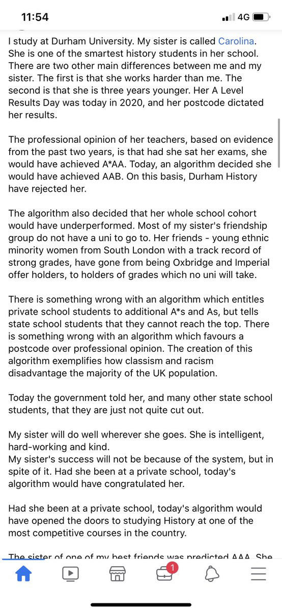 ellnightingale's tweet image. Carolina, like so many other state school students, had her grades downgraded, missing her place at @durham_history ! Is there anyone who can help with appealing this? Reconsidering the decision to reject her place? @duhistorysoc @ucuatdurham