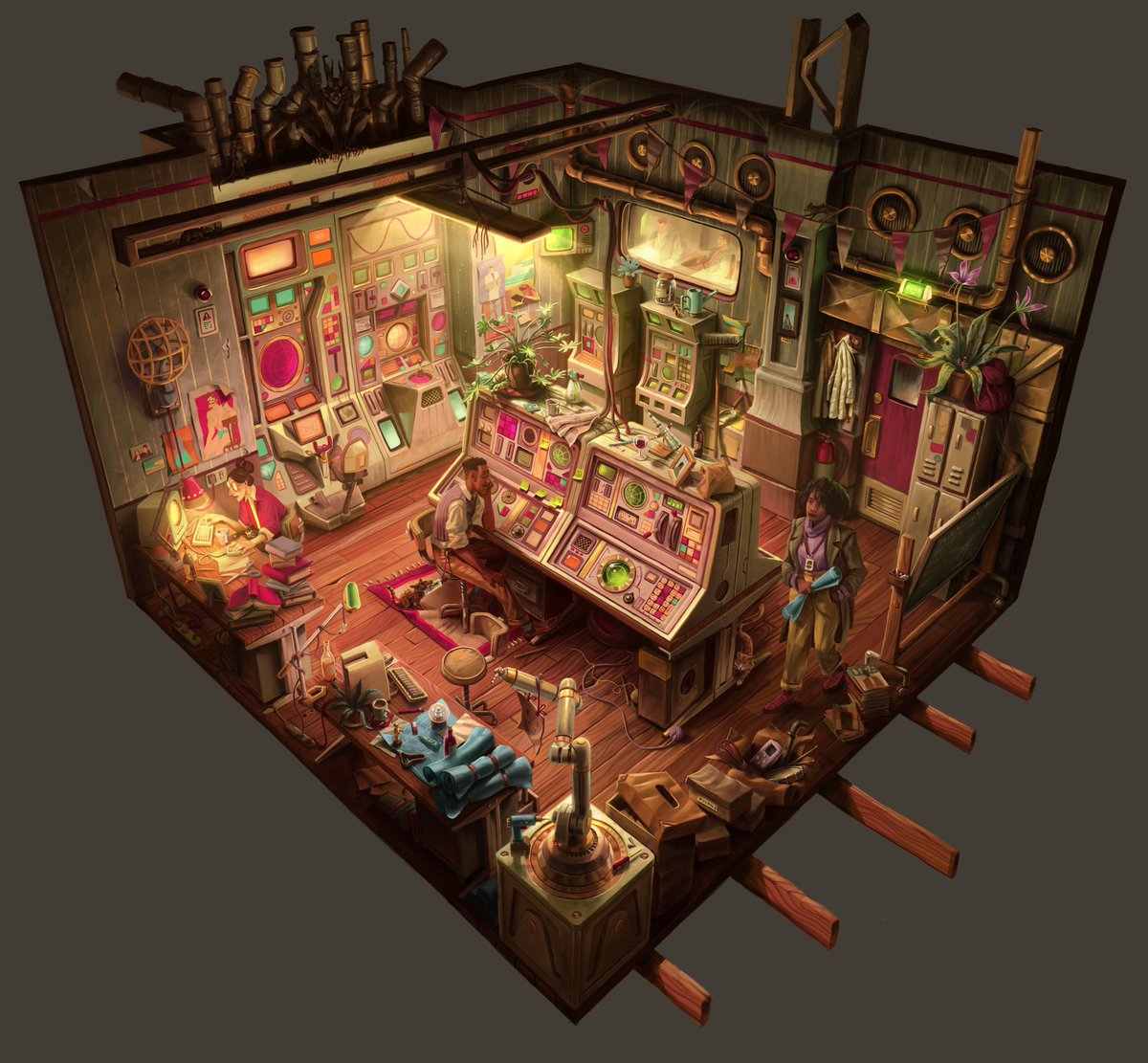 jkcrosbyfun's tweet image. It’s done (I think) 

A year in the making but I think I’m finally comfortable calling it done! 

Hope ya like it! 
#illustration #procreate #photoshop #conceptart