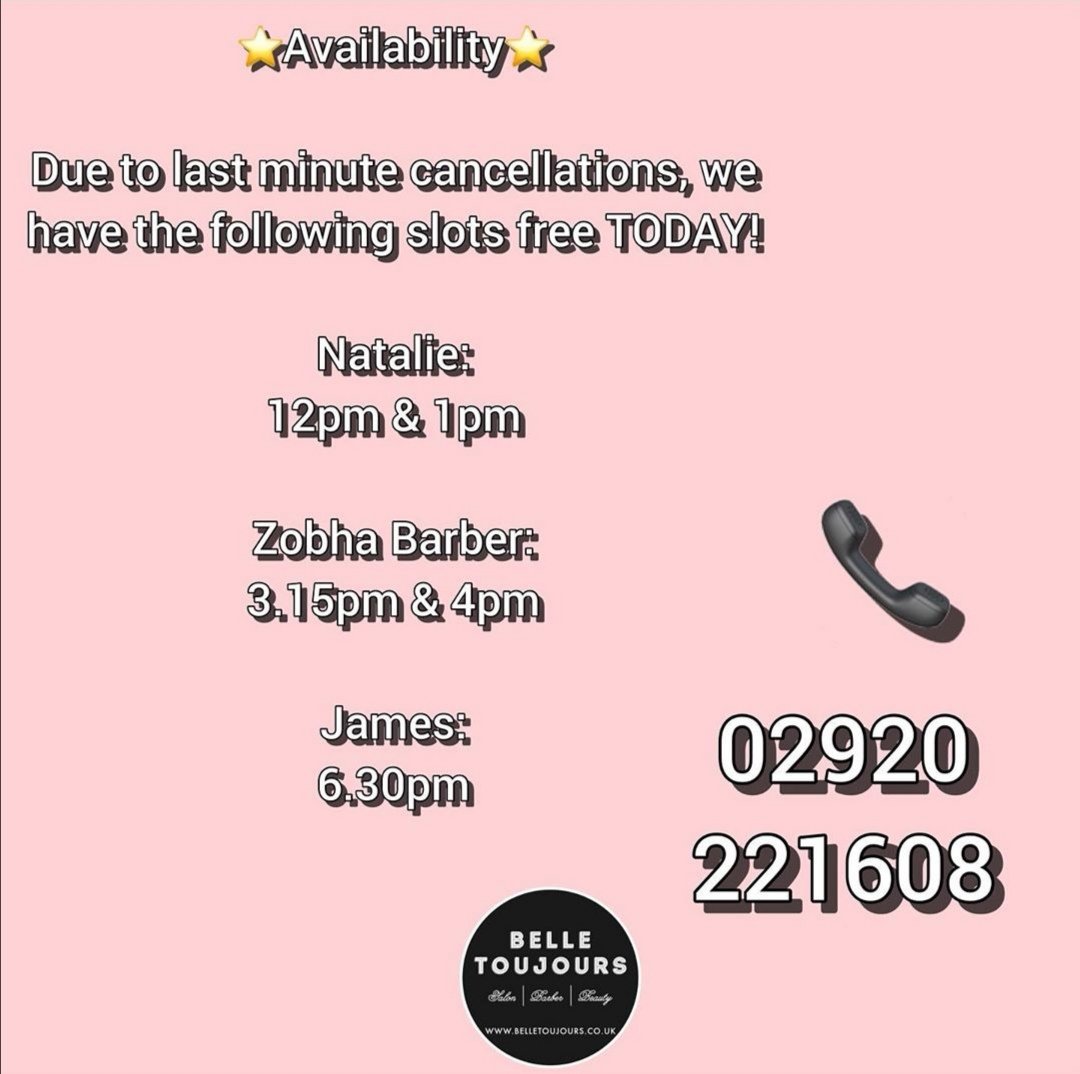 BelleToujours_'s tweet photo. APPOINTMENT ALERT 📞🌪️ https://t.co/y5tmuT7uWQ