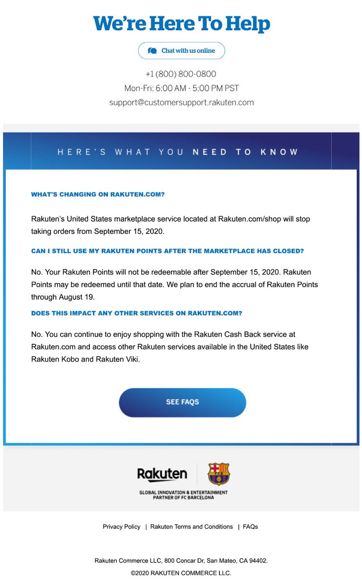 idpsales's tweet image. Japanese #marketplace #Rakuten in the US has announced they are closing.  

Just a year ago we canceled our #seller account because fees were more than #sales every month. 

They thought they would beat Amazon because they advertised their logo on some sports jerseys.

#ecommerce