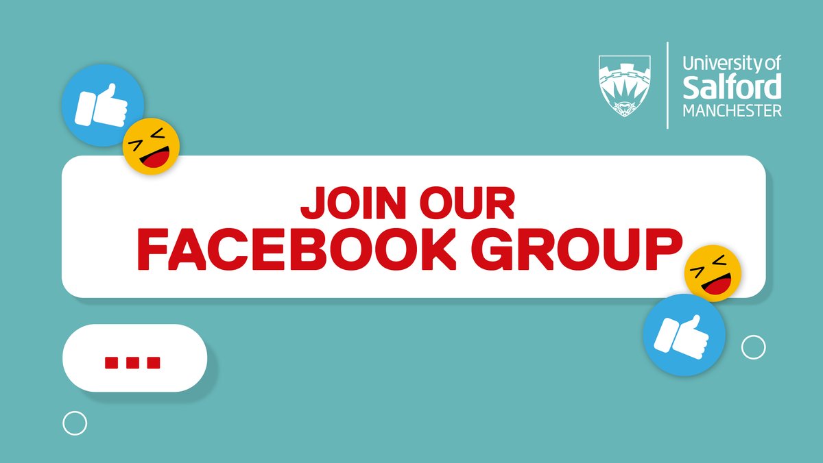 University of Salford (@salforduni) on Twitter photo Starting with us in September? 🙌
Join our official Applicant Facebook Group 2020 to find your future coursemates and housemates - and get a feel for <a href="/SalfordUni/">University of Salford</a> in preparation for the new term. 🌠
🖇facebook.com/groups/salford… Starting with us in September? 🙌
Join our official Applicant Facebook Group 2020 to find your future coursemates and housemates - and get a feel for <a href="/SalfordUni/">University of Salford</a> in preparation for the new term. 🌠
🖇facebook.com/groups/salford…