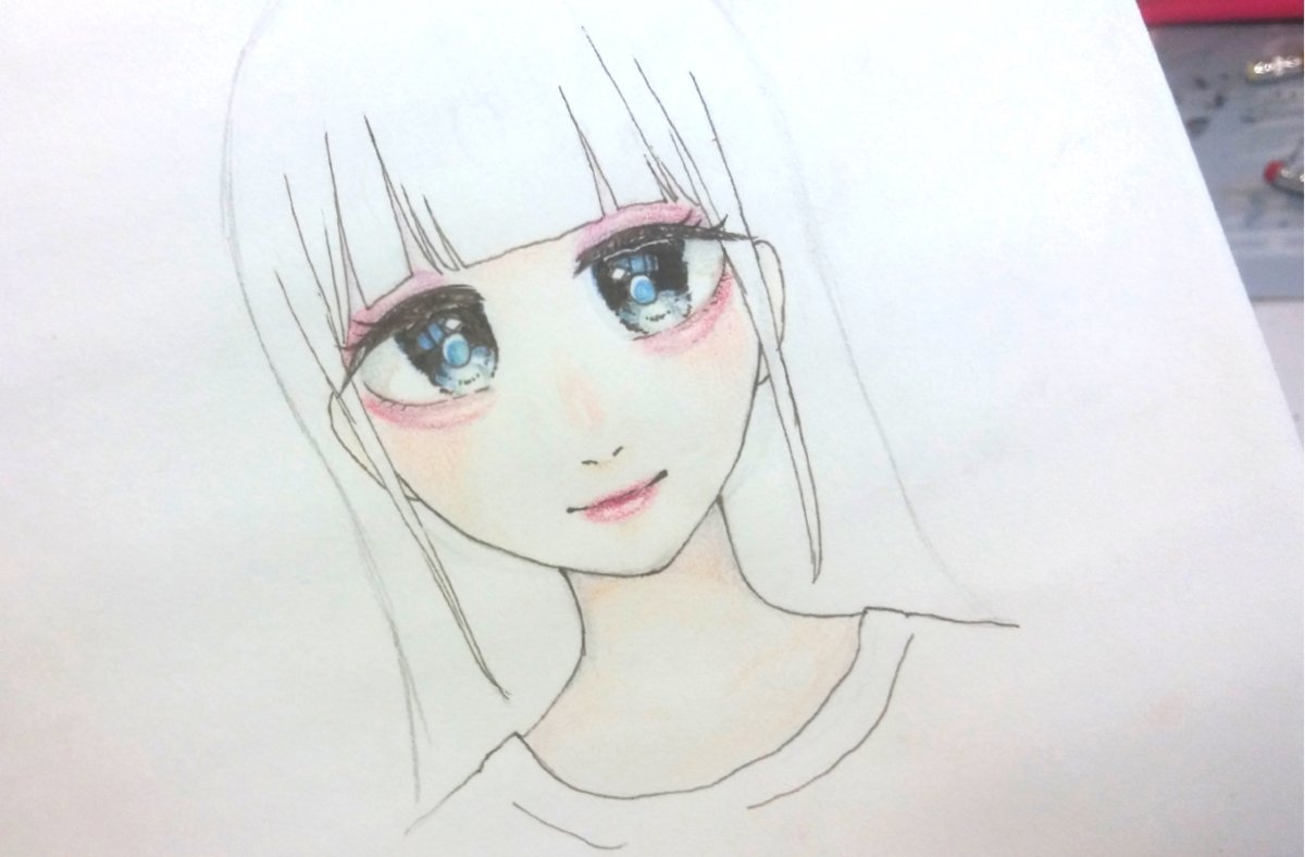 色鉛筆で肌の塗り方練習してた ᐢ ᐢ イラスト お絵描き 絵描きさん あおい のイラスト 色鉛筆で肌の塗り方練習してた ᐢ ᐢ イラスト お絵描き 絵描きさん あおい のイラスト