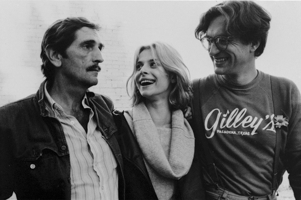 Happy Birthday to the peerless Wim Wenders (photographed with Harry Dean Stanton and Nastassja Kinski) 