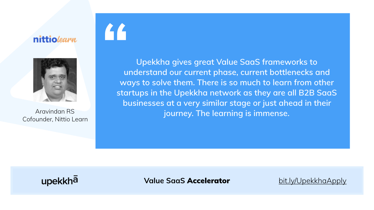 How did the #UpekkhaTribe help? Shared by <a href="/RsAravindan/">Aravindan RS</a> of <a href="/nittiolearn/">nittiolearn</a>