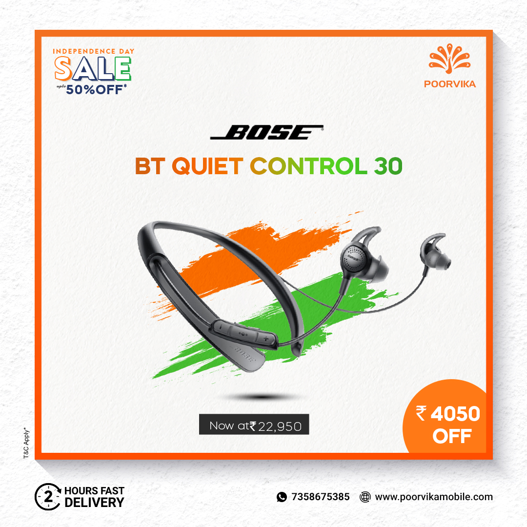 poorvika_india's tweet photo. Poorvika's Independence Day Sale! Experience high quality music with #Bose premium products at #PoorvikaMobiles
Order Online & get 2 HOURS* #Expressdelivery.
Shop Now: https://t.co/cipDmCt60B
#Bose #Boseaccessories #Headset #Poorvika #PoorvikaMobiles #BoomHeadset #speaker https://t.co/naoLzSIocN