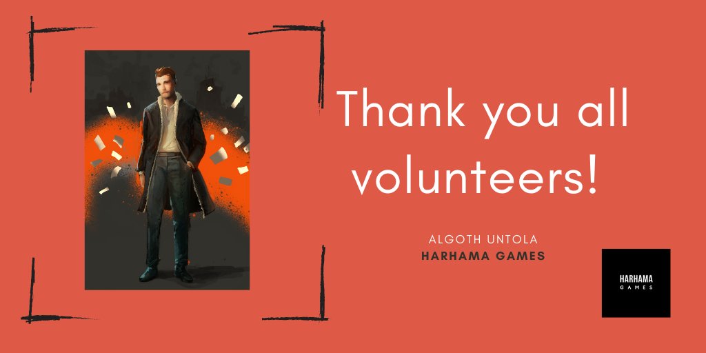 HarhamaGames's tweet photo. Thank you all volunteers for signing up for our video shoots next week! We know that writer Algoth Untola would be very pleased. So, let´t go back to #Helsinki in 1918 and civil war. #MakingOf materials coming soon, stay tuned! 😍 #gamedev #LastDaysofAlgoth #MobileGame https://t.co/LAq5Ag6i2z