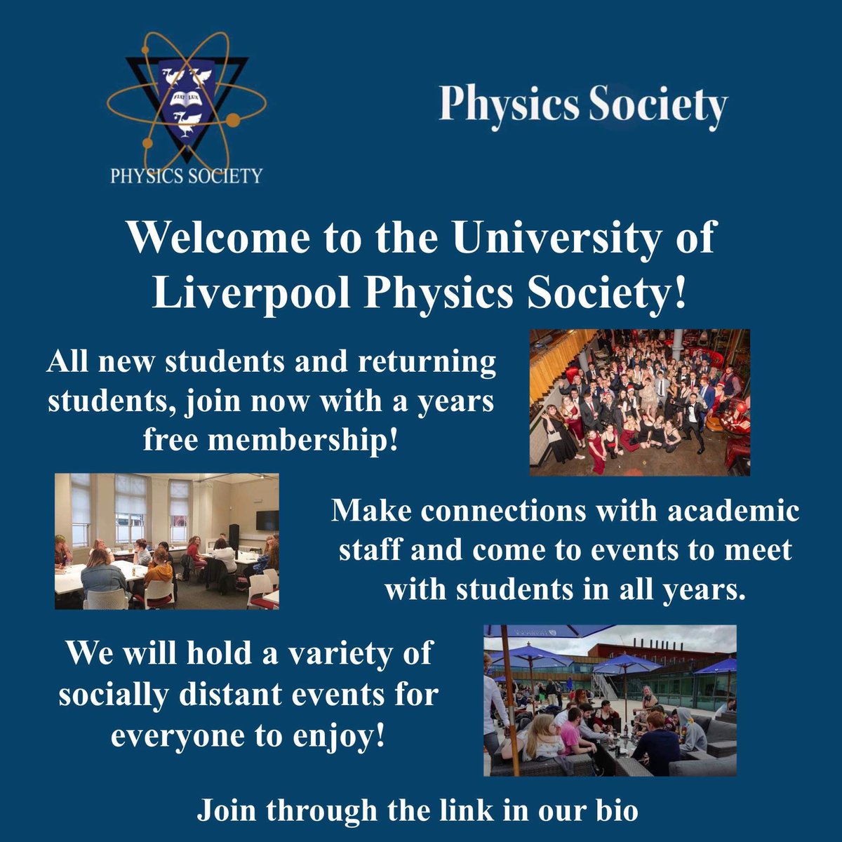 University of Liverpool Physics Society tweet media