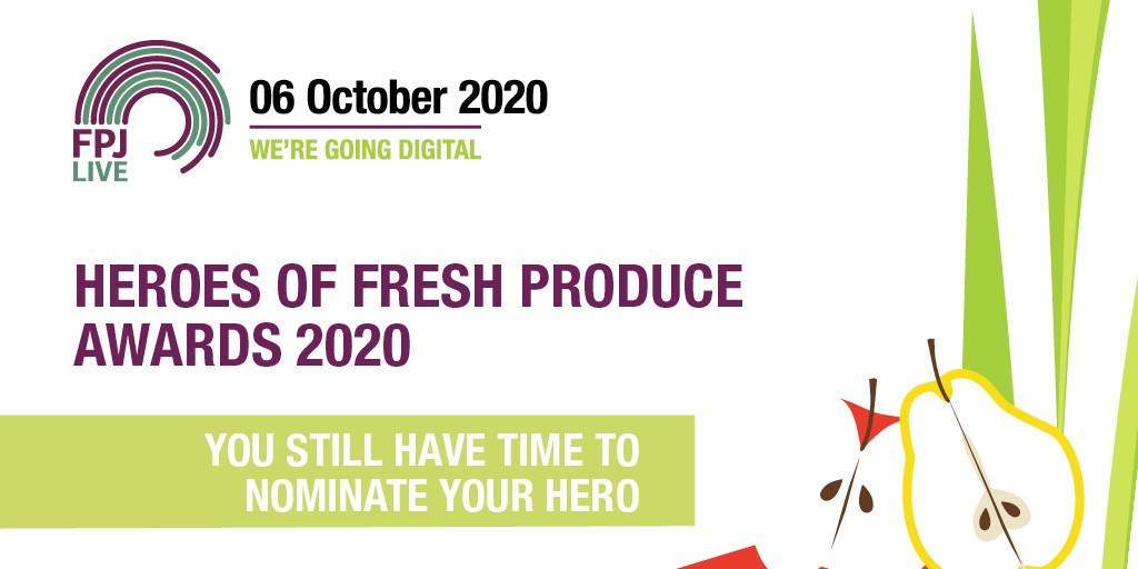 The Heroes of Fresh Produce awards recognise 10 companies or individuals for their efforts to make a positive difference during the Covid-19 crisis. It’s time for you to decide who we should celebrate!  Entries are open now and close on 28 August. fpjlive.com/awards
