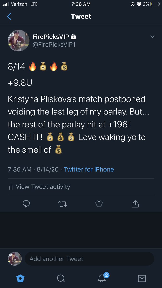 FirePicks9's tweet photo. This bag of money is starting to get heavy 💰💰💰 another +9.8U!!! https://t.co/XiYsbz01sh