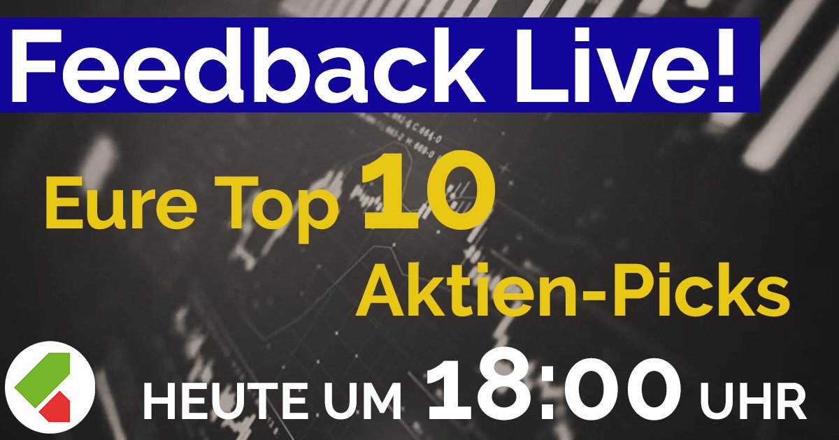 echtgeldtv's tweet photo. Endlich wieder Feedback mit Euren 10 Aktien-Wünschen und der Meinung von @takberlin &amp; @CWRoehl 

Mit dabei Cisco, Hamborner REIT &amp; Slack Technologies

Heute, 18:00 Uhr LIVE auf unserem YouTube-Channel mit Kramer &amp; Röhl. 

https://t.co/yRCLzOhi0Z https://t.co/CqkV5nRv5w