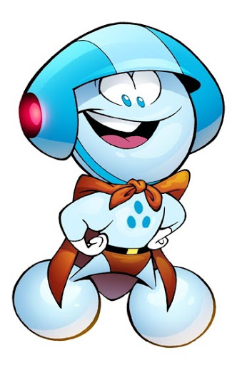 Her name is ... *drumroll please* ...  Ozzy the Ozone Molecule! (image source:  https://tinyurl.com/y5yll2r3 )