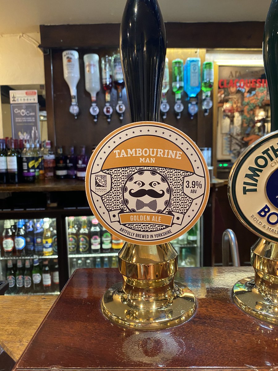 EasingwoldHotel's tweet photo. Seen as you all can’t get enough of @TreboomBrewery; we’ve got another barrel for you! Come get a pint of their Tambourine man! 🍺 #cask #woldclass https://t.co/IPZuw2krM7