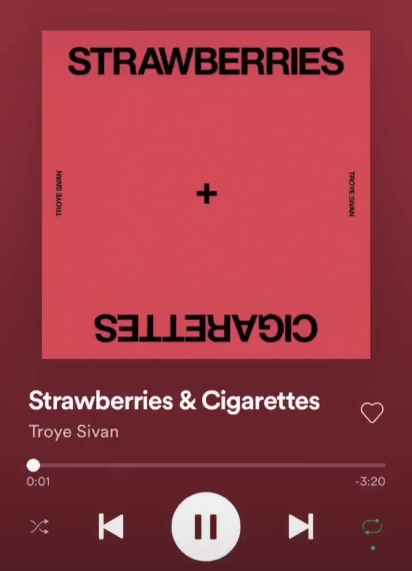 Strawberries & cigarettes by Troye Sivan