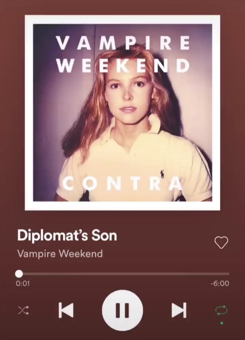 Diplomats son by vampire weekend