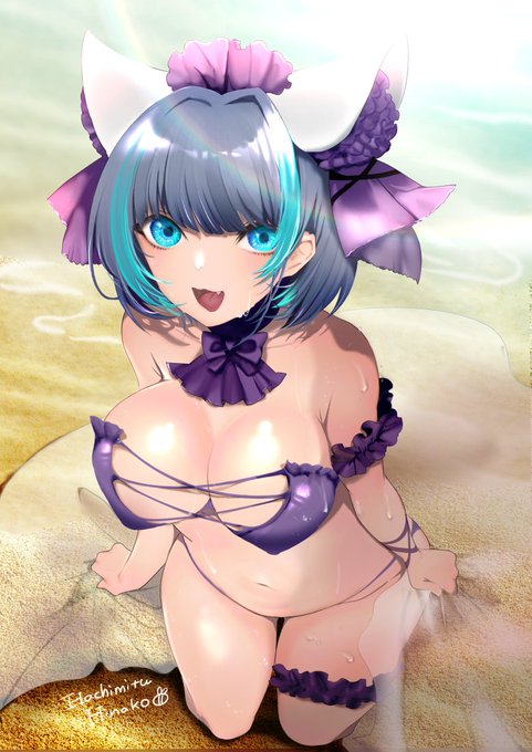 水着チェシャーが可愛すぎる♡

#アズールレーン #Azur_Lane 