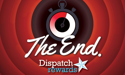 DMGRewards's tweet photo. Thanks again for nearly 15 years of Dispatch Rewards fun and games. We've still got 90+ contests to go for gift cards to your favorite restaurants, retailers and attractions. Enter today at https://t.co/izB5NgPXaq. The final day for entries is August 27. https://t.co/U76Z1B7dkd