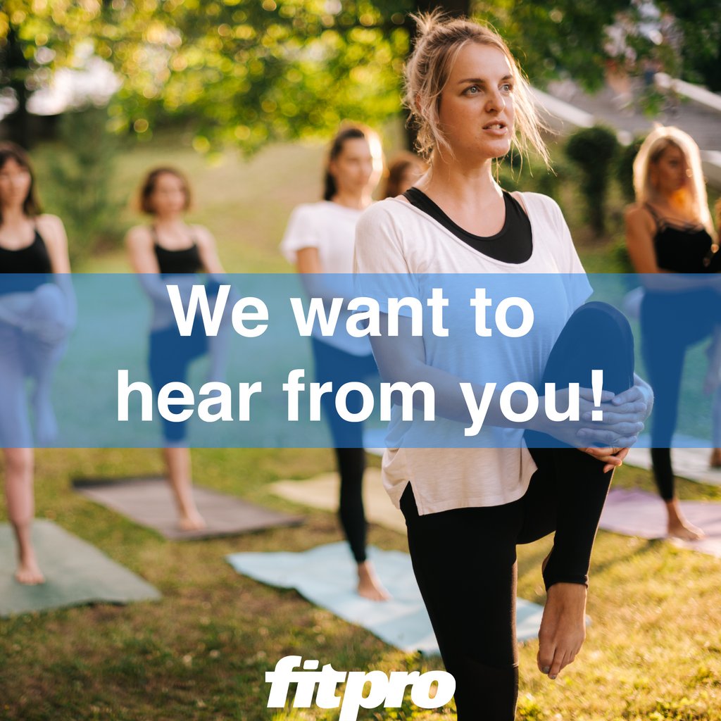 FitProLtd's tweet photo. Group Exercise Instructors we want to hear from you! 

We have created a short survey to understand your lockdown experience and what returning to work may look like for you.

You can take the survey via the link below

https://t.co/Lx3ps7vcti https://t.co/S5mvgkOY39